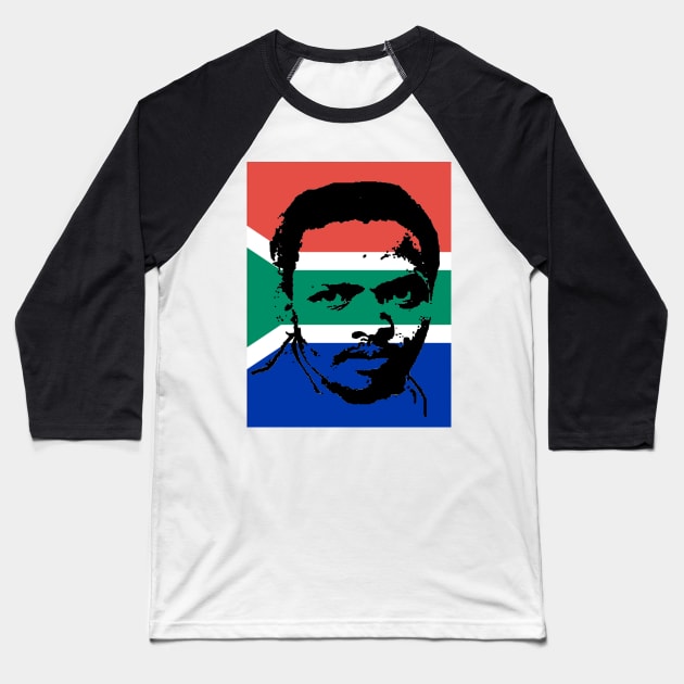 STEVE BIKO-3 Baseball T-Shirt by truthtopower